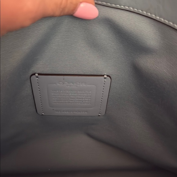 🦋Coach Blue Croc-Embossed Tote Bag🦋 - Picture 8 of 9